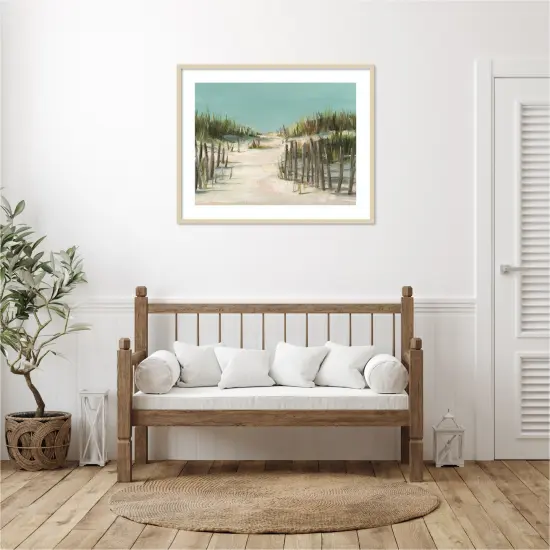 Warm Dunes II by Ethan Harper Wood Framed Wall Art Print {5}