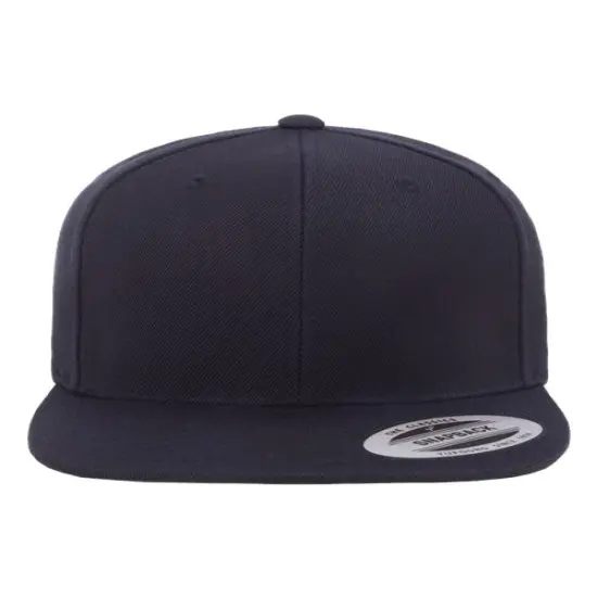 YP Classics&reg; Flat Snapback Cap Dark Navy {1}