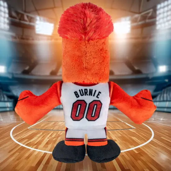 Bleacher Creatures Miami Heat Burnie 8" Mascot Kuricha Plush (Association Jersey White Uniform) {2}