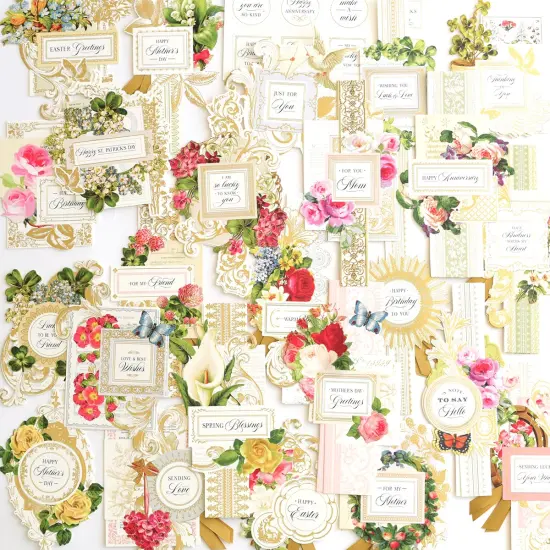 Delightful Collage Card Toppers {3}