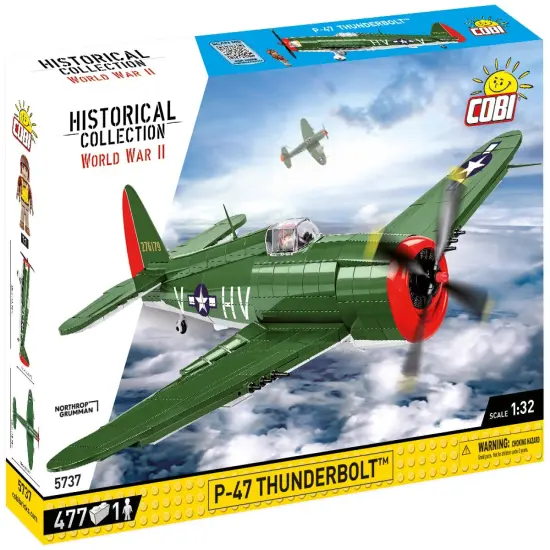 COBI Historical Collection World War II P-47 Thunderbolt&trade; Plane {1}