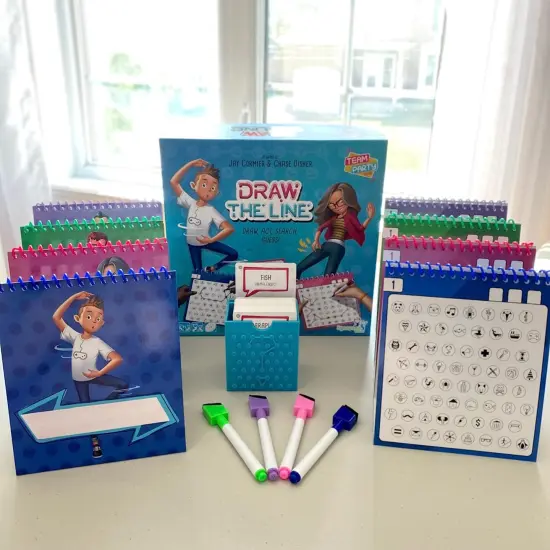 Synapses Games: Draw The Line, Great Game to Play With Family and Friends, Simple Rules, Quick to Learn, 4 to 8 Players, 20 Minute Play Time, For Ages 10 and up {3}