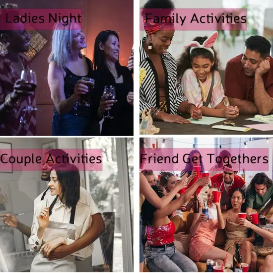 4 Pack Pre Drawn Canvas Painting Kits - 8x10 (Butterfly) {3}