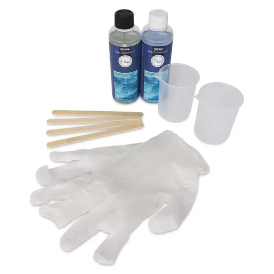 Fleur Super Clear Resin - Resin and Hardener Kit, 480 ml {1}