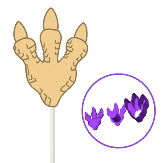 Dinosaur Foot Cake Pop Mold {7}