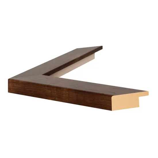 28x32 Picture Frame Bauhaus 125, 1.25" MDF Wood Composite Moulding, Faux Woodgrain Wall Display Frame for Art, Posters, or Photos by wallsthatspeak Mocha Brown {3}