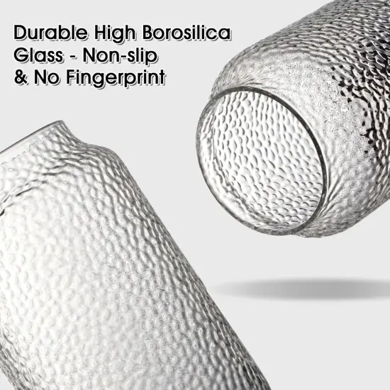 Glass Jars with Lids, Set of 3 Storage Jars with Airtight Lids Acacia Wood Top Glass Canisters - 12oz, 17oz, 25oz {3}