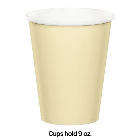 240 pc Bulk Ivory 9 oz Hot & Cold Cups {2}