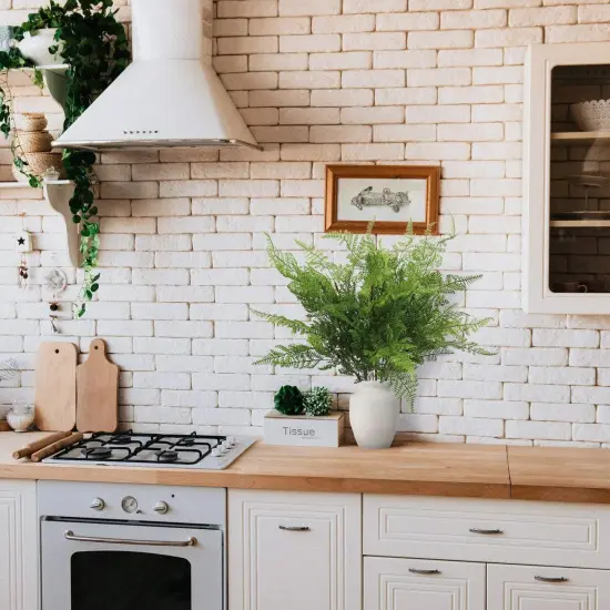 3PC 32" Leather Leaf Spray &ndash; Lifelike Faux Greenery for Indoor & Outdoor D&eacute;cor {3}