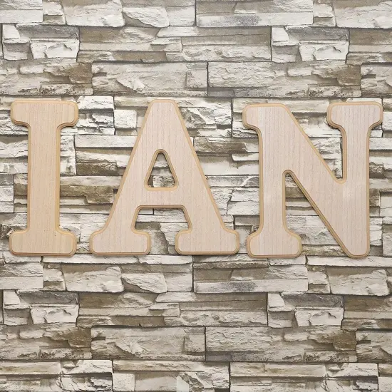 Wood Wall Decor, Wooden Letter Q (12 in) White {4}