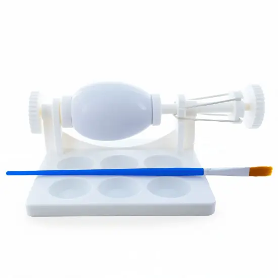 Kids Mini Plastic Craft Lathe with Brush for Decorating Eggs {4}
