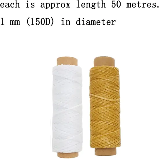 Bookbinding Tools, 16 Pieces Starter Tools Set Bone Folder Paper Creaser, Large-Eye Needles, Awl, Waxed Thread for DIY Bookbinding Crafts and Sewing Supplies {3}