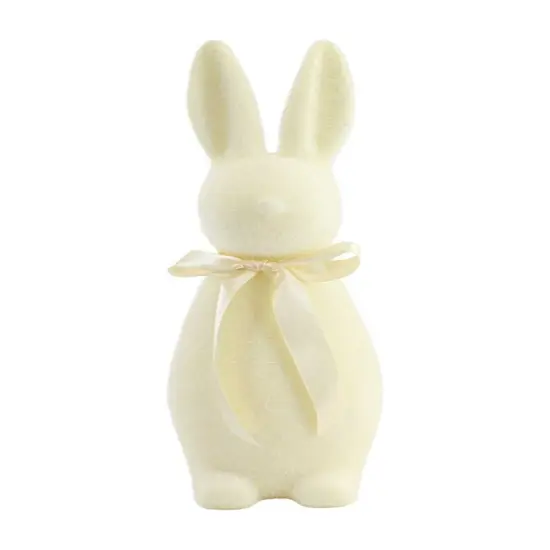16" Flocked Button Nose Bunny (WH0139) Lime {3}