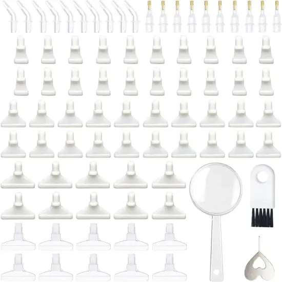 83 Pcs Diamond Painting Art Drill Dot Pen Tips Multi Placers Heads Nibs for Diamond Painting Nail Art Set Tool Accessories Kit 4710 {1}