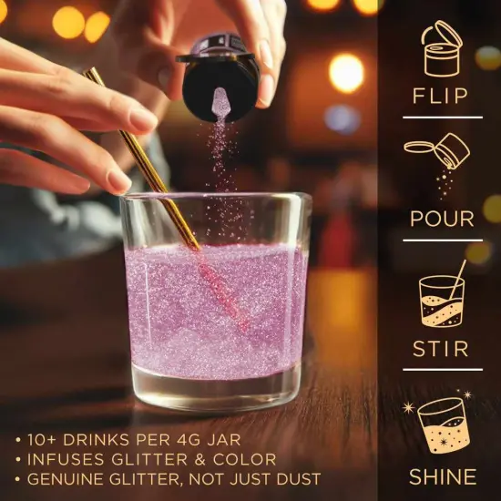 Light Pink Edible Glitter Spray Pump | Brew Glitter® {4}