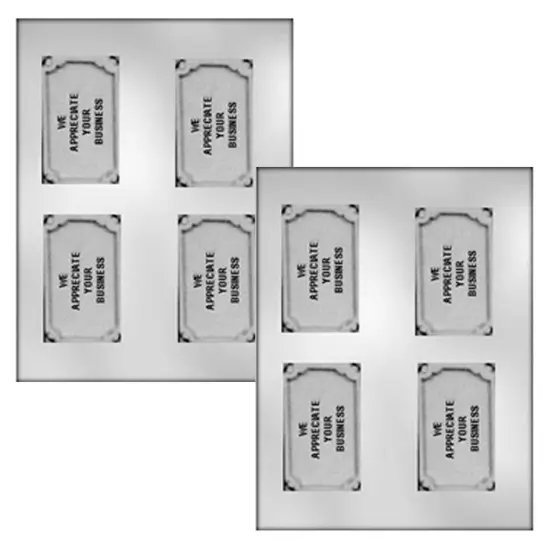 We Appreciate Your Business Chocolate Mold {3}