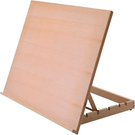 Extra Large 5-Position Wood Drafting Table Easel Drawing and Sketching Board, 29 1/2 Inches by 19 2/3 Inches {1}