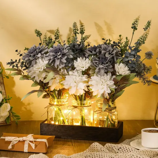 Set of 3 Kitchen Spring Table Centerpiece with Lights {1}