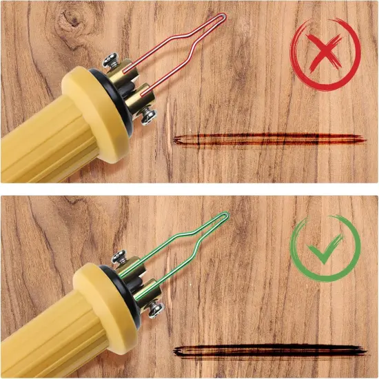 Wood Burning Kit, Wood Burning Tool, Temperature Adjustable Pyrography Machine, Upgraded 60W Digital Wood Burner Tool with 30PCS Wire Tips for Adults and Beginners {5}