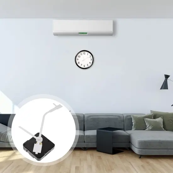 Wall Clock Movement: Battery Operated Clock Mechanism Kit - Clock Hands Motor Replacement For DIY Repair Parts Clock Mechanism Kit Plastic White {5}