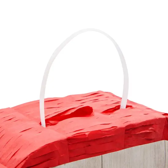 Number 1 Pinata for Kids Lumberjack First Birthday Decorations, Red/Black Buffalo Plaid (16.6 x 13 x 3 In) {5}