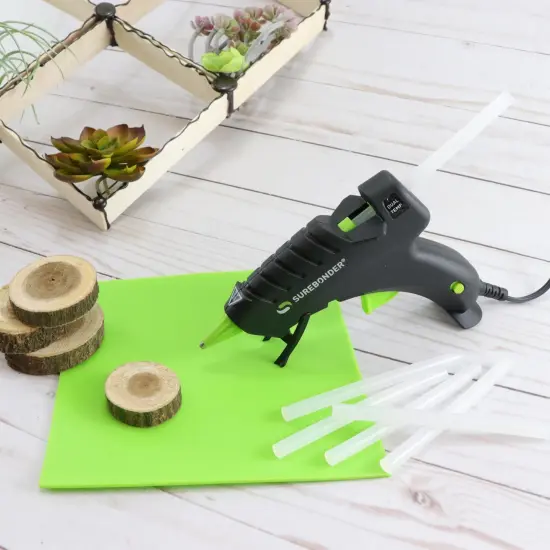 DT-100 Made in the USA All Purpose Stik-Mini Glue Sticks-All Temperature-5/16"D, 4"L Hot Melt Glue Sticks-100 Sticks per bag, Clear {4}