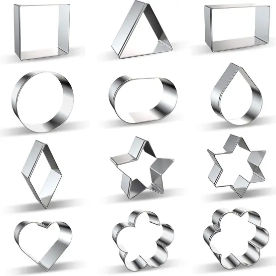 Cookie Cutter Set with Storage Box 24 Shapes for Baking & Crafts {2}