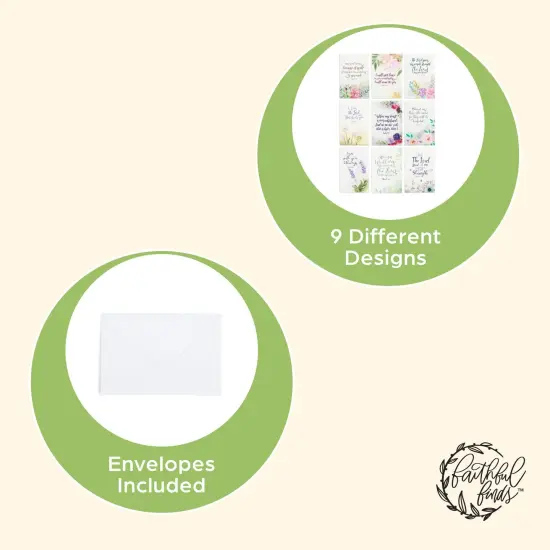 36 Pack Bulk Religious Sympathy Cards with Envelopes, Watercolor Floral Designs with Christian Bible Verses for Funerals, Condolences (4 x 6 In) {4}