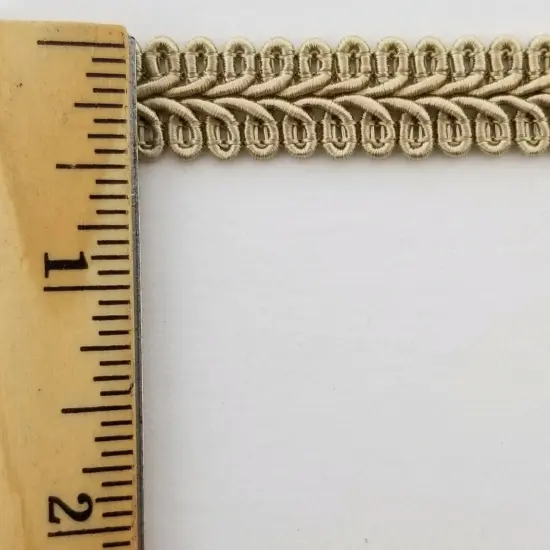 1/2" Chinese French Braid Gimp Trimming - 12 Continuous Yards - Many Colors! Brown {6}