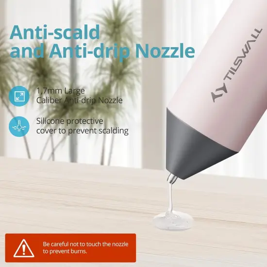 Cordless Hot Glue Gun, 30s Fast Preheating with 2Ah Built-in Battery, Hot Melt Glue Gun with 20pcs Premius Glue Sticks, Smart Power-Off, USB-C Inputs Suitable for DIY Craft, Home Repaire Pink {4}