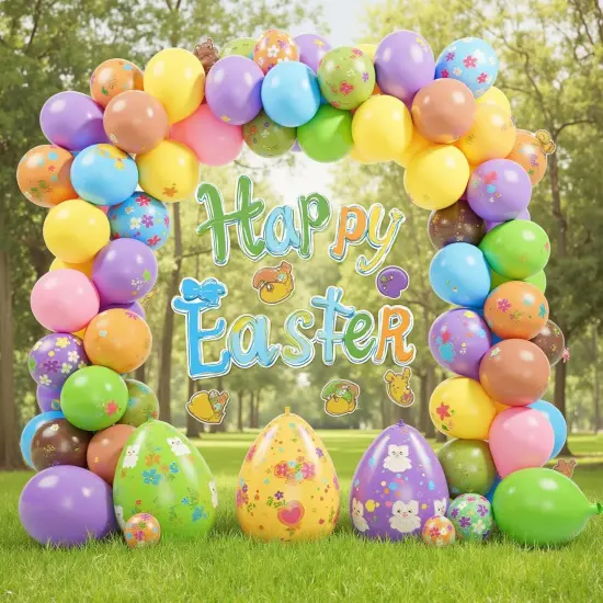 Latex Balloon, 105 PCS Assorted Party Balloons for Birthday Wedding decoration {3}