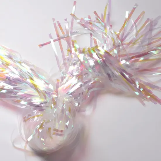 Party Decorations Iridescent Foil Fringe Backdrops - 2 Pack 3.2 x 6.5 ft Holographic Tinsel Photo Booths Pros Streamer Curtains for Easter Girl Birthdays Engagement Unicorn Parties {5}