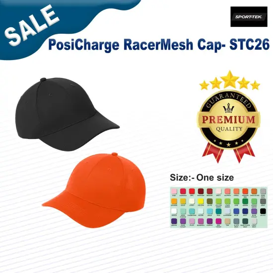 Sport-Tek&reg; PosiCharge RacerMesh Cap True Navy {3}