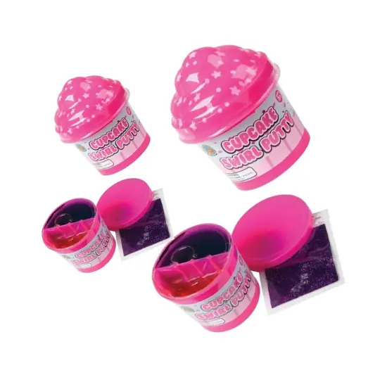 4 Inches Cupcake Swirl Putty {6}