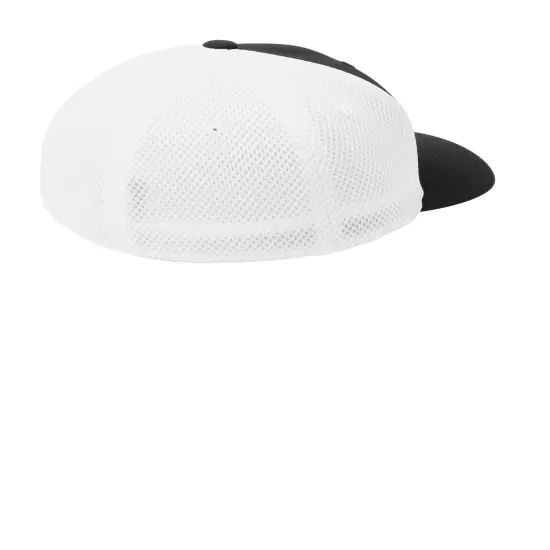 Sport-Tek&reg; Flexfit Air Mesh Back Cap True Red/ White {8}
