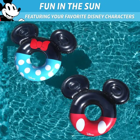 Disney Pool Float Party Tube by GoFloats - Choose Between Mickey and Friends, Monster's Inc, Finding Nemo, Lilo and Stitch, UP and Wall-E {3}