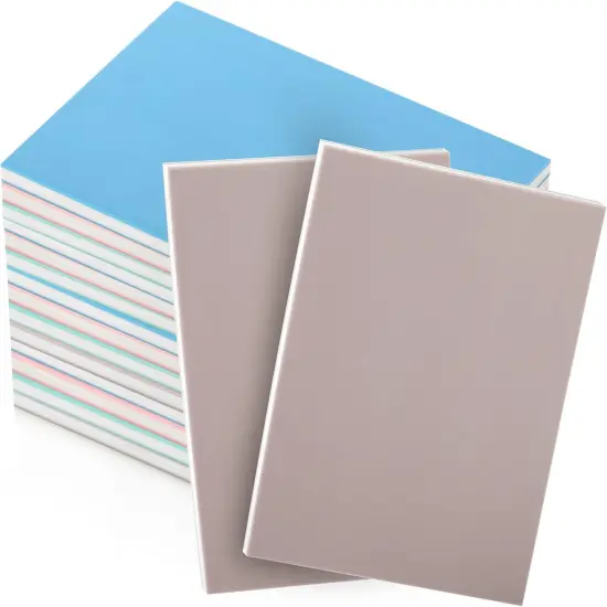 16 Pack 4" x 6" Rubber Stamp Carving Blocks, Soft Rubber for Art and Craft Project - Great for Beginners and Professional, Assorted 4 Colors {4}