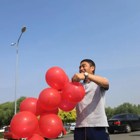 12 inch Red Latex Balloons, 60 pcs Thick Red Balloons for Party Decorations {5}