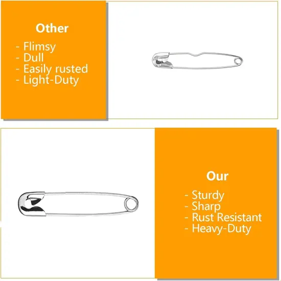 1000 Pcs 1.1 inch Safety Pins,Small Safety Pins, Mini Safety Pins Small, Nickel Plated {4}