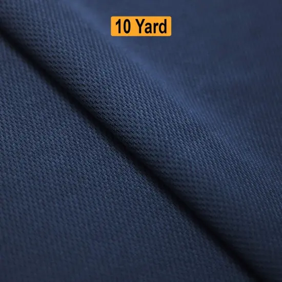 Mock Mesh Poly Fabric Royal {1}