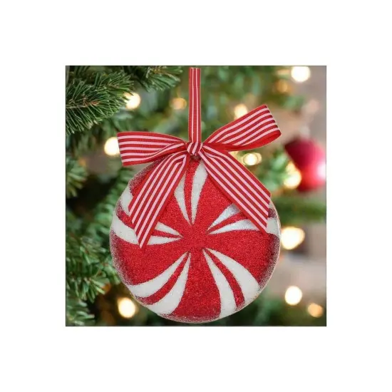 5.5" Peppermint Ornament {2}