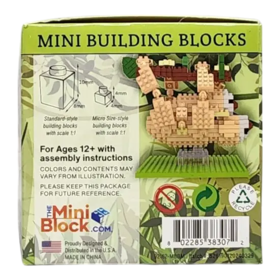 Mini Building Blocks - Sloth {3}