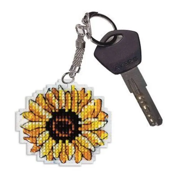 Pendant - Sunflower Counted cross stitch kit 8095A {1}