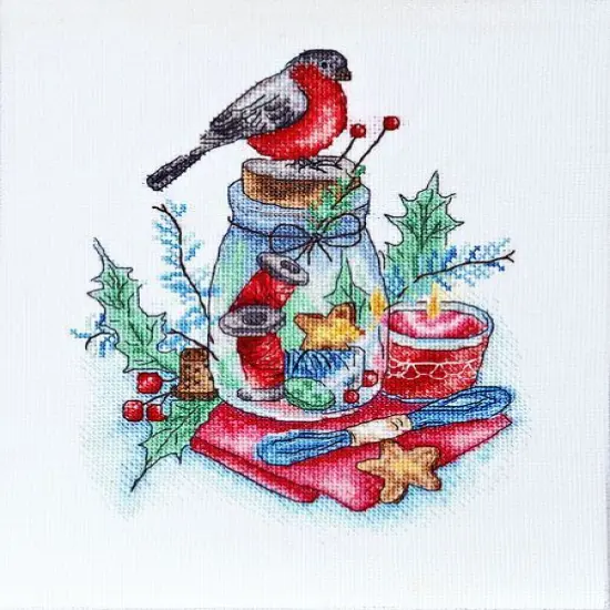 Needlework - Winter Counted cross stitch kit 1266A {1}