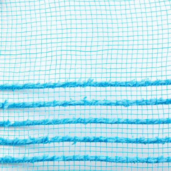 10.25" Drift Border Mesh Ribbon: Turquoise (10 Yards) {2}