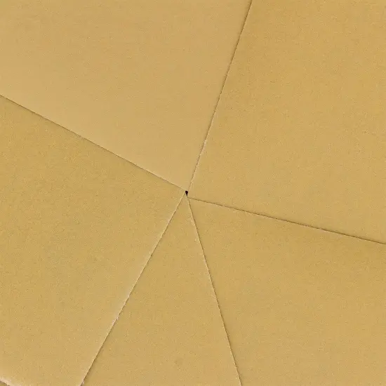 600 Grit - 1/4 Sheet Hook & Loop Sandpaper 5.5" x 4.5" - For Automotive & Wookworking Palm Sanders - Box of 25 {3}