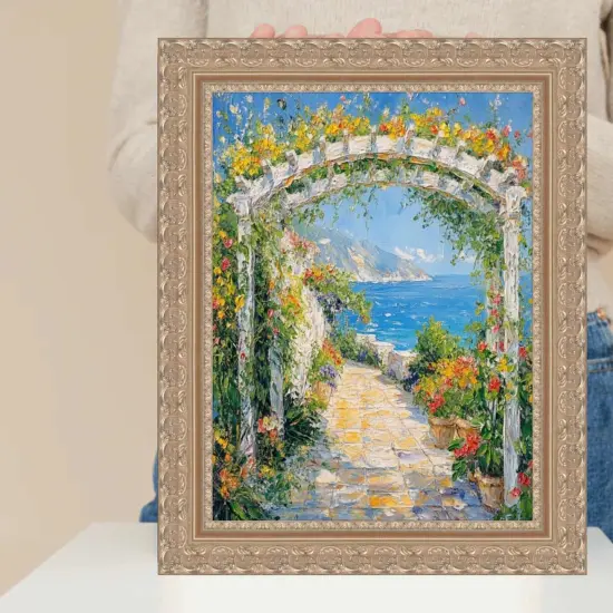 Silver Baroque Ornate Picture Frame 20x24 frame {7}