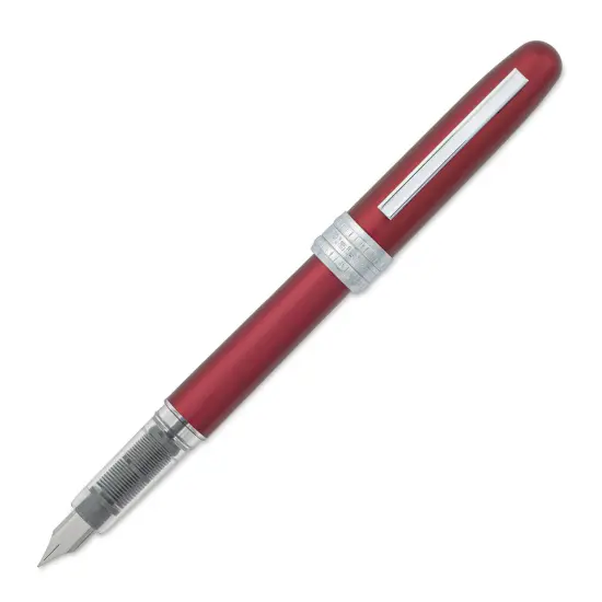 Platinum Plaisir Fountain Pen - Red, Fine {1}