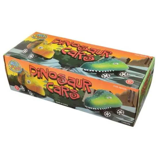 Giant Dinosaur Cars 4 Pc Include 4 Units {3}