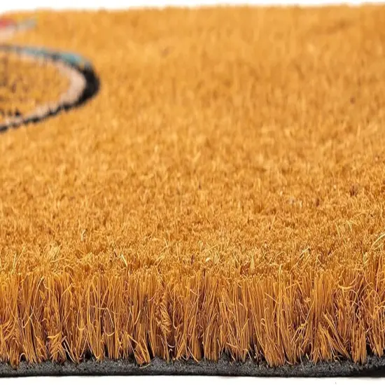 Natural Coir Doormat, Bicycle Welcome Mat (30 x 17 Inches) {2}